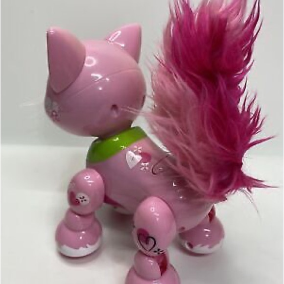 Spin Masters Zoomer Meowzies Pink Electronic Kitty Cat Interactive Robot 2016 - Picture 3 of 4